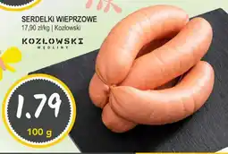 Słoneczko Serdelki wieprzowe Kozłowski oferta