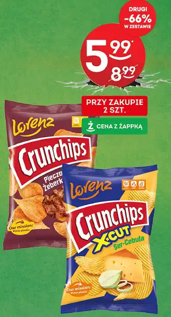 Żabka Chipsy Crunchips oferta