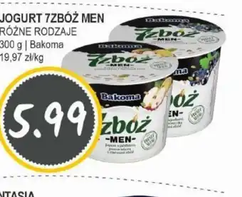 Słoneczko Jogurt 7 zbóż MEN Bakoma oferta