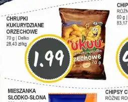 Słoneczko Chrupki kukurydziane orzechowe oferta