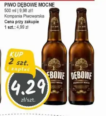 Słoneczko Piwo Dębowe Mocne oferta