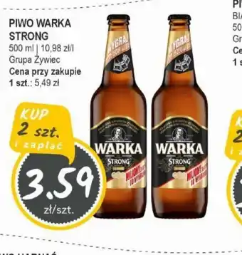 Słoneczko Piwo Warka Strong oferta