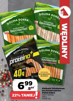 Netto Kiełbaski proteina+ Dolina Dobra oferta