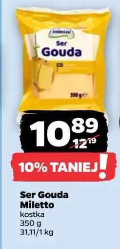 Netto Ser gouda Miletto oferta