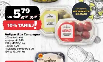 Netto Papryczki czerwone nadziewane serkiem La Campagna oferta