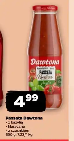 Netto Passata z czosnkiem Dawtona oferta