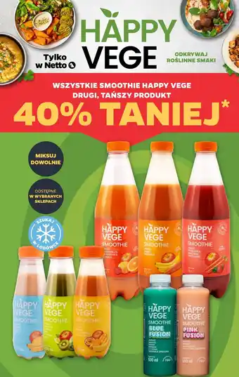 Netto Smoothie pink fusion Happy Vege oferta