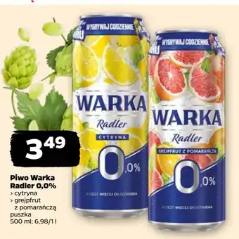 Netto Piwo Warka Radler Grapefruit-Pomarańcz 0% oferta