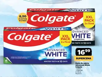 Netto Pasta do zębów charcoal Colgate Advanced White oferta