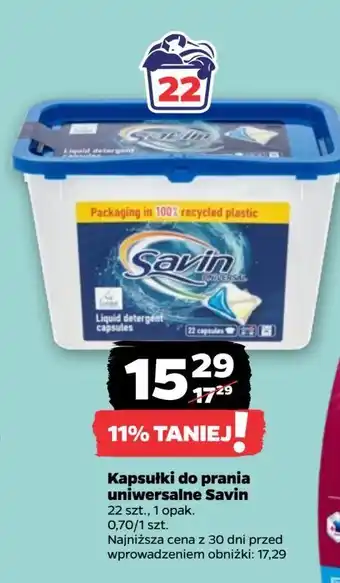 Netto Kapsułki do prania uniwersalne Savin oferta