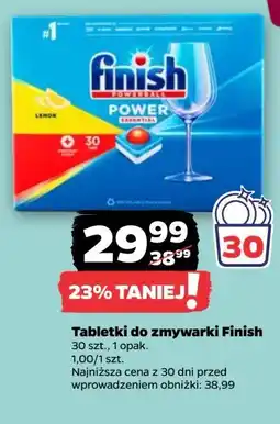 Netto Tabletki do zmywarek lemon Finish Power Essential oferta