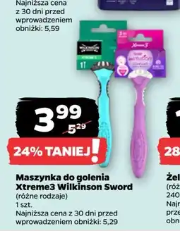 Netto Maszynki do golenia cherry blossom Wilkinson My Intuition Comfort oferta