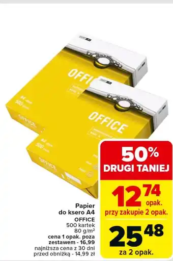 Carrefour Papier ksero Office oferta