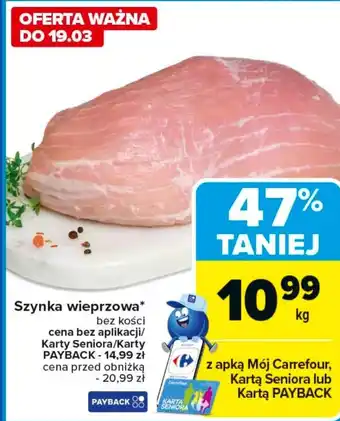 Carrefour Szynka Carrefour oferta