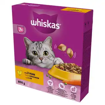 Carrefour Whiskas Sucha karma dla kotów z pysznym kurczakiem 800 g oferta