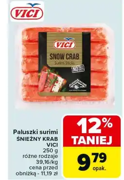 Carrefour Paluszki surimi Vici oferta