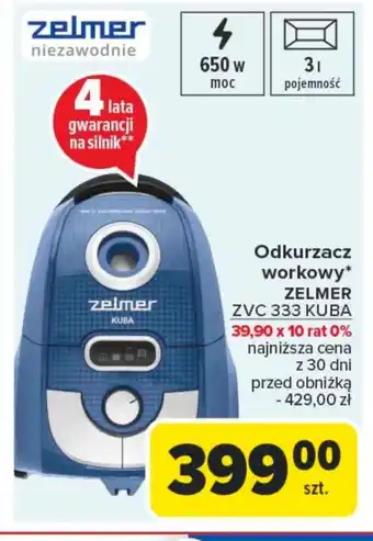 Carrefour Odkurzacz Zelmer oferta