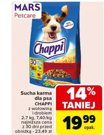 Carrefour Karma dla psa Chappi oferta