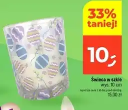 Dealz Świeca w szkle oferta