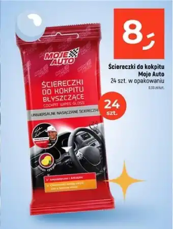 Dealz Ściereczki do kokpitu Moje Auto oferta