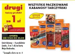 Biedronka Kabanosy drobiowe paluszki Tarczyński Exclusive oferta