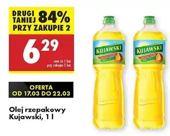 Biedronka Olej rzepakowy Kujawski oferta