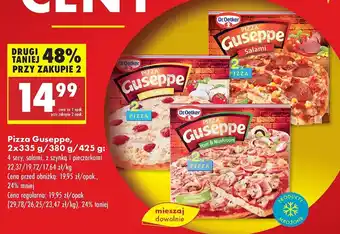 Biedronka Pizza z szynką i pieczarkami Dr. Oetker Guseppe oferta