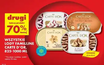 Biedronka Lody tiramisu Algida Carte D'or Les Desserts oferta