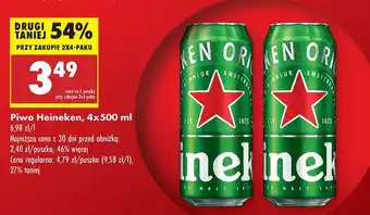 Biedronka Piwo Heineken oferta