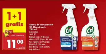 Biedronka Spray do czyszczenia kuchni Cif Cleanboost oferta