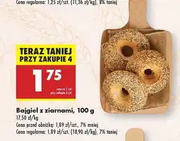 Biedronka Bajgiel z ziarnami oferta