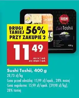 Biedronka Sushi toshii 4You oferta