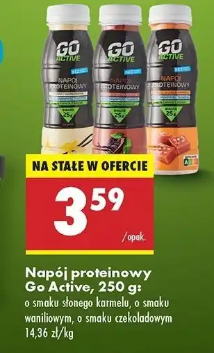 Biedronka Napój proteinowy czekoladowy Go Active oferta