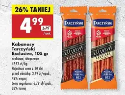 Biedronka Kabanosy drobiowe Tarczyński Exclusive oferta