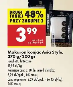 Biedronka Makaron konjac fettuccine Asia Style oferta