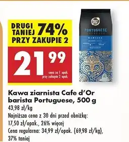 Biedronka Kawa portuguese espresso Cafe D'or Barista oferta