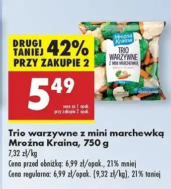 Biedronka Trio warzywne Mroźna Kraina oferta