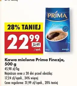 Biedronka Kawa Cafe Prima Finezja oferta