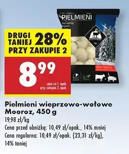 Biedronka Pielmieni wołowo-wieprzowe Mooroz oferta