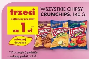 Biedronka Chipsy pieczone żeberka Crunchips oferta