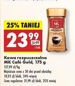 Biedronka Kawa Mk Cafe Premium Gold oferta