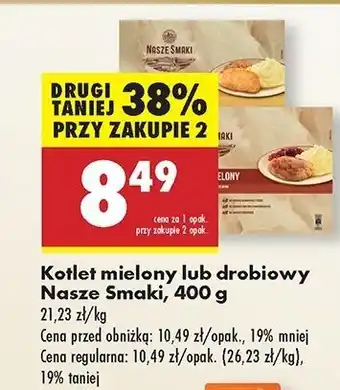 Biedronka Kotlet drobiowy z marchewką i groszkiem puree ziemniaczanym Nasze Smaki oferta