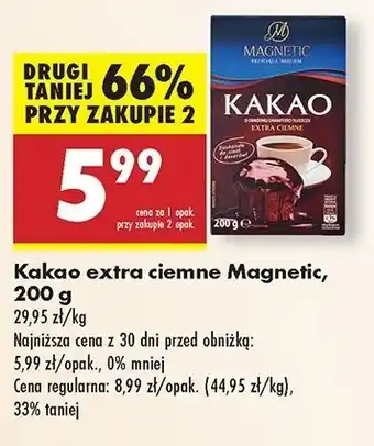 Biedronka Kakao extra ciemne Magnetic oferta