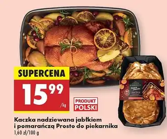 Biedronka Kaczka z jabłkami i skórką pomarańczy Biedronka Prosto Do Piekarnika oferta