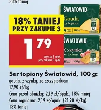 Biedronka Ser ze szczypiorkiem Światowid oferta