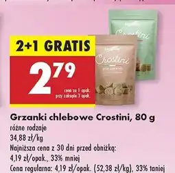 Biedronka Grzanki pełnoziarniste Unigriss Crostini oferta