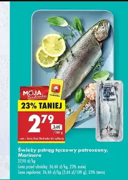 Biedronka Pstrąg tęczowy patroszony Marinero oferta