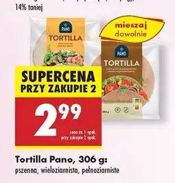 Biedronka Tortilla pszenna grillowana Pano oferta