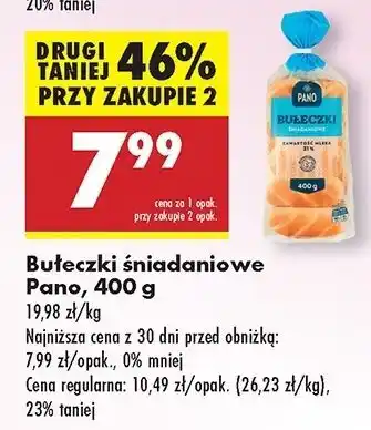 Biedronka Bułeczki śniadaniowe Pano oferta