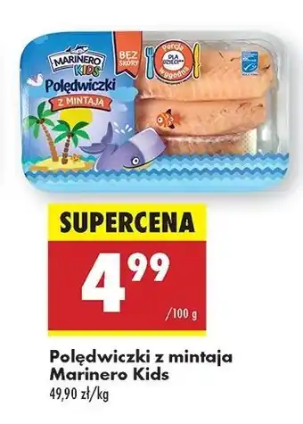 Biedronka Polędwiczki z mintaja Marinero Kids oferta